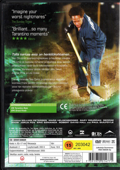 CSI: Grave Danger (2005) DVD KÄYTETTY