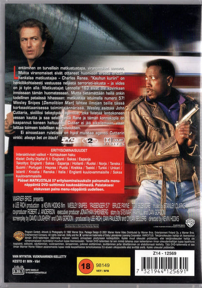 Passenger 57 - Matkustaja 57 (1992) DVD KÄYTETTY