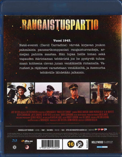 Wheels of Terror - Rangaistuspartio (1987) BD KÄYTETTY