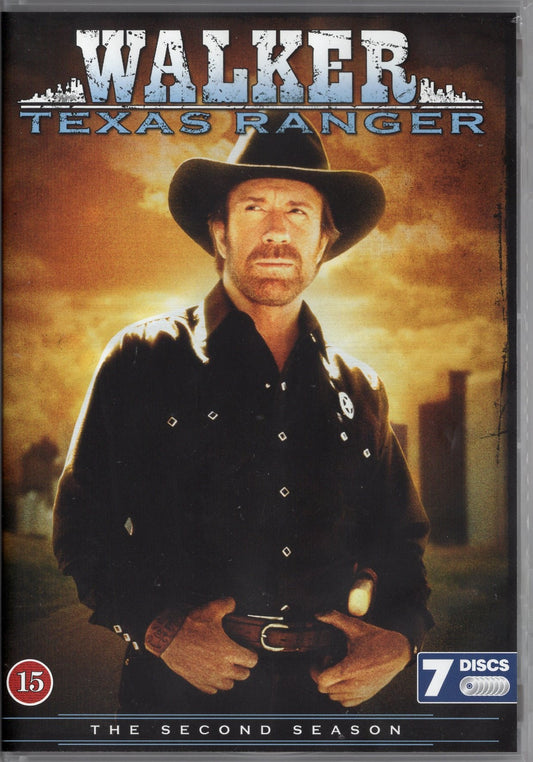 Walker, Texas Ranger – Kausi 2 DVD KÄYTETTY