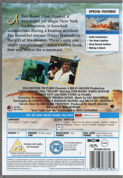 Splash (1984) DVD