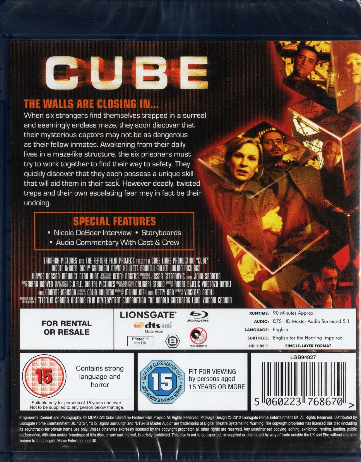 Cube (1997) BD