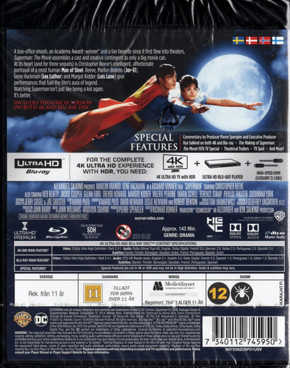 Superman: The Movie (1978) 4K UHD