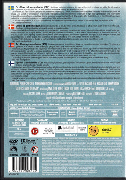 Officer and a Gentleman - Upseeri ja herrasmies (1982) DVD KÄYTETTY