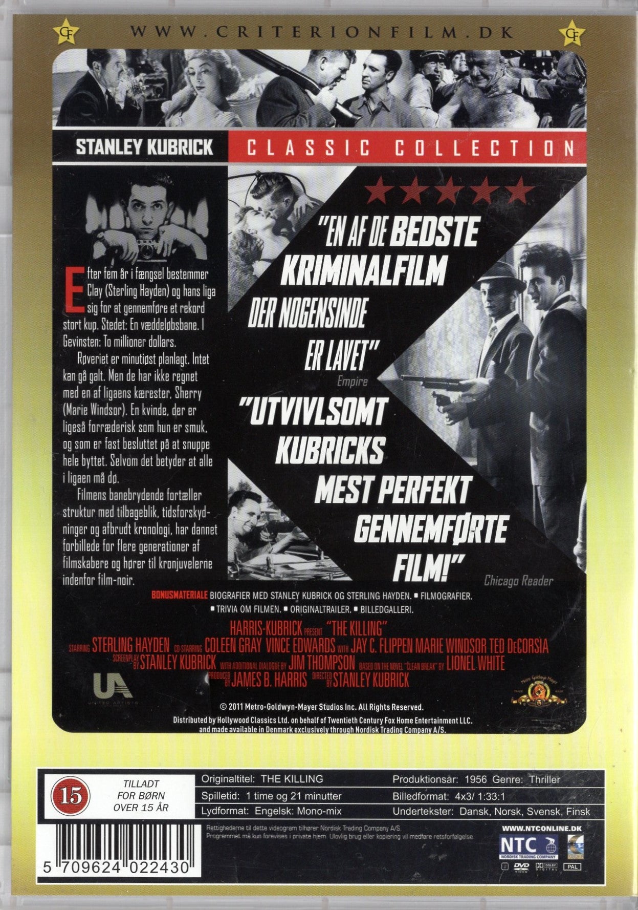 Killing (1956) DVD KÄYTETTY