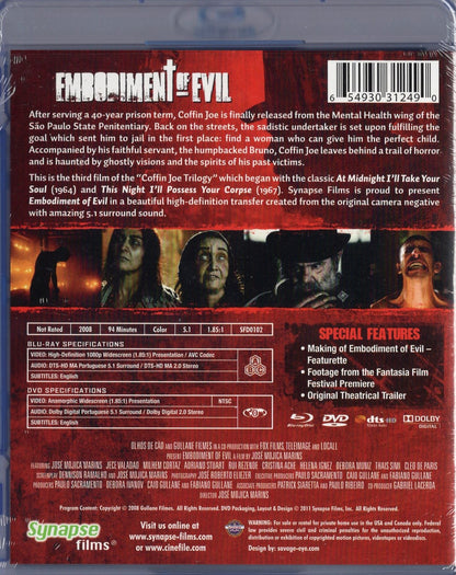 Coffin Joe - Embodiment of Evil (2008) BD + DVD
