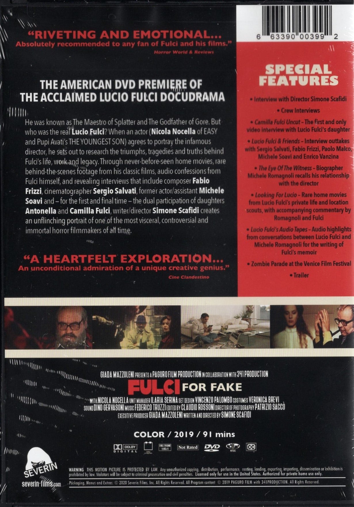 Fulci for Fake (2019) DVD