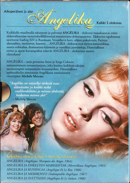 Angelika – Kaikki 5 elokuvaa (1964-1968) DVD KÄYTETTY