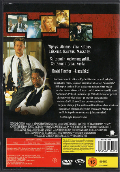 Se7en - Seitsemän (1995) DVD KÄYTETTY