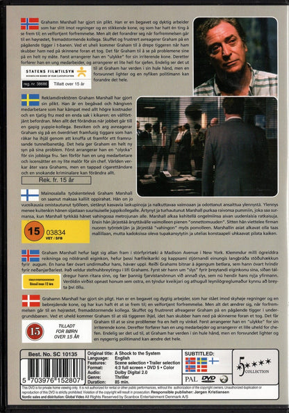 A Shock to the System (1990) DVD KÄYTETTY