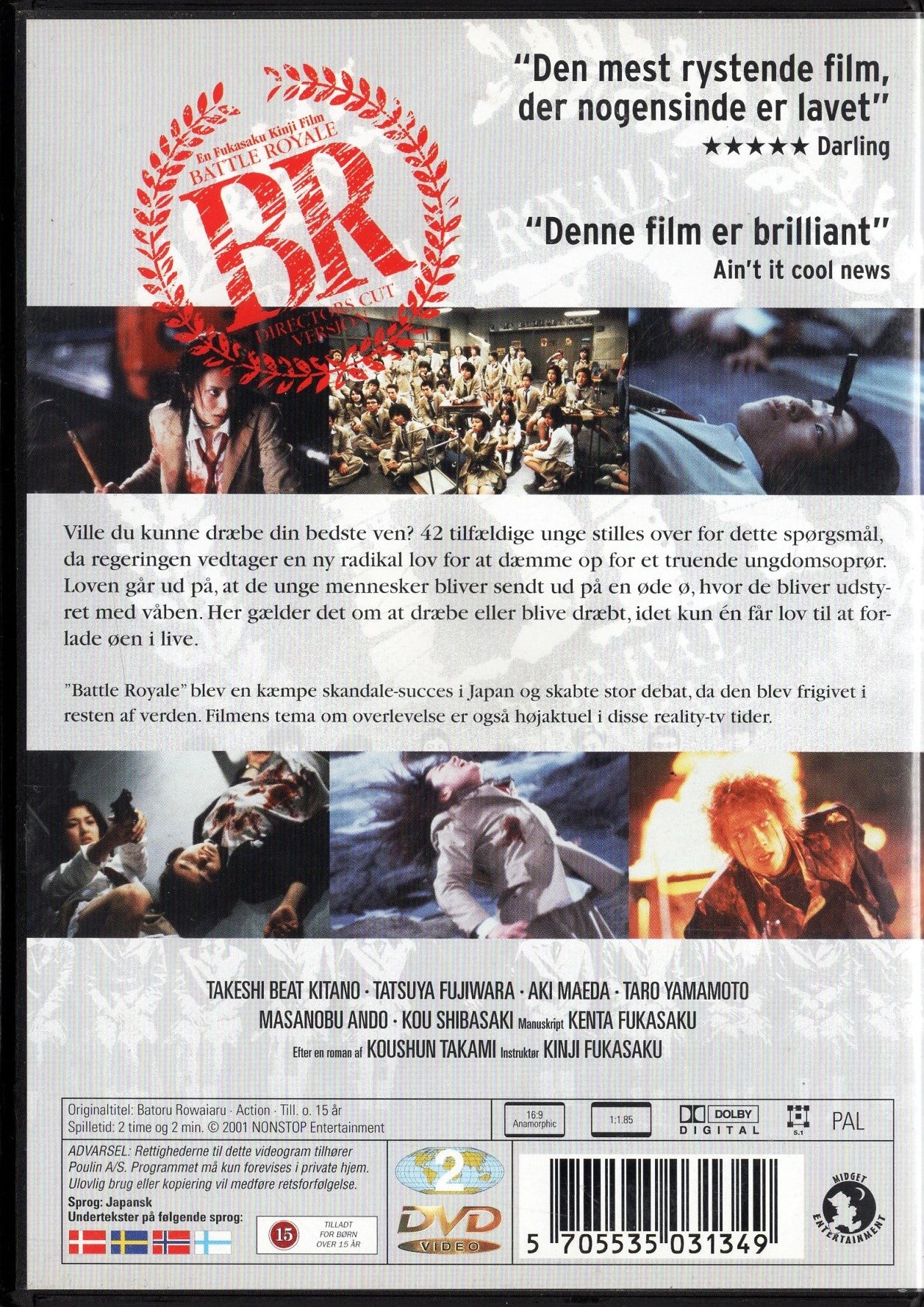 Battle Royale – Director’s Cut (2000) DVD KÄYTETTY