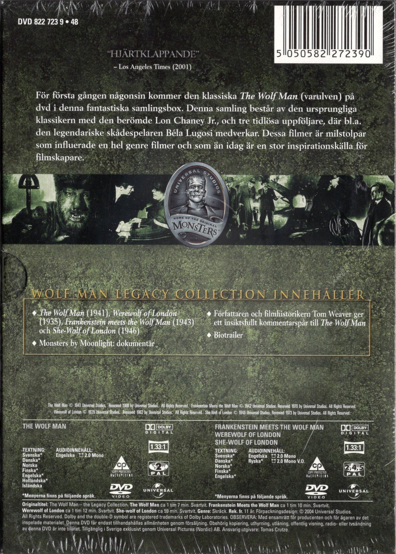 Wolf Man – The Legacy Collection (1935-1946) DVD KÄYTETTY