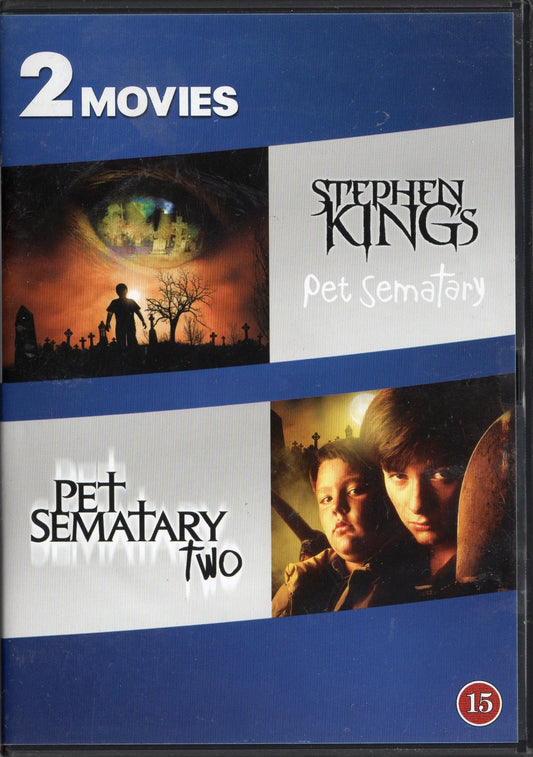 Pet Sematary / Pet Sematary 2 (1989-1992) DVD KÄYTETTY