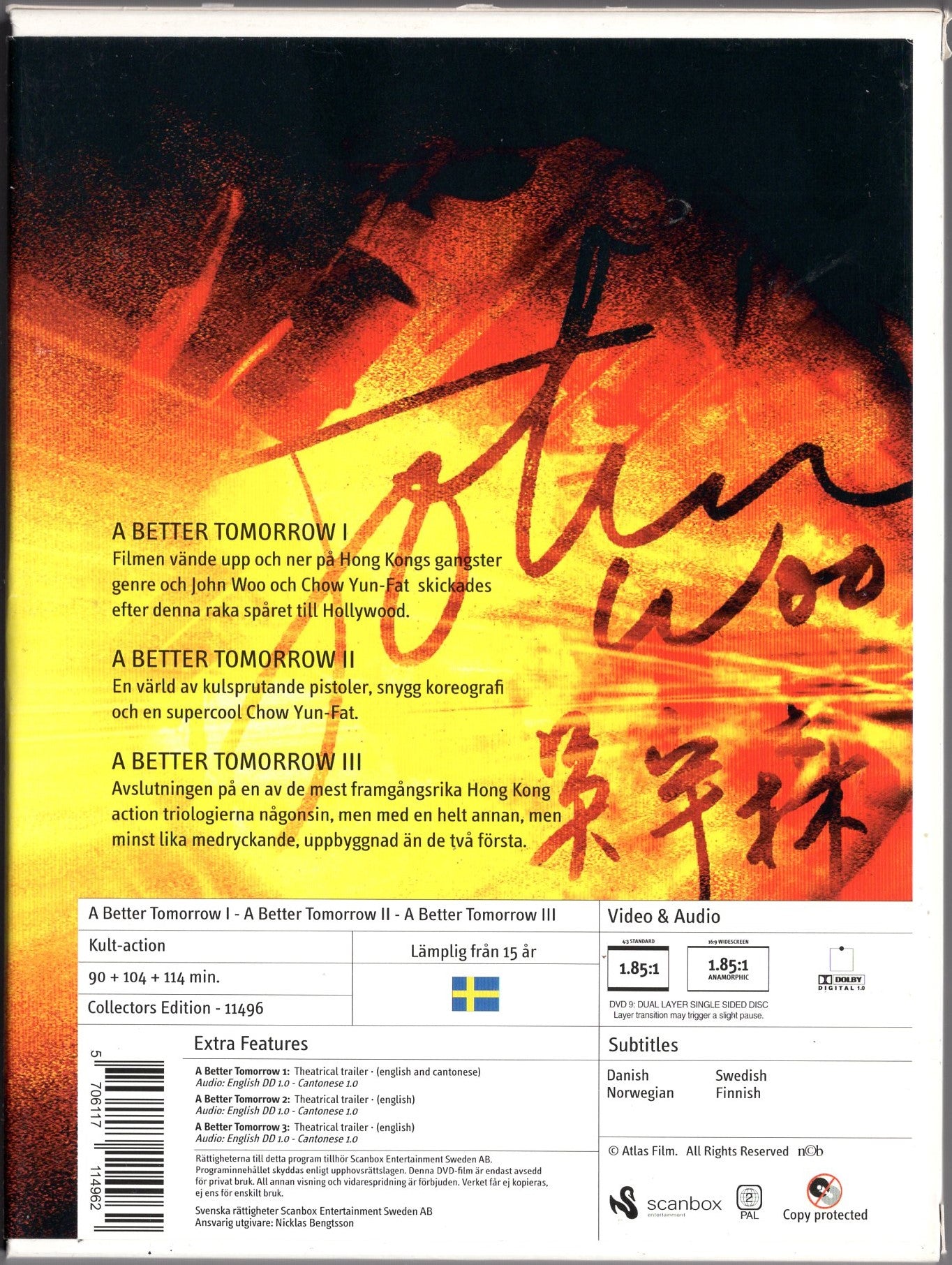 Better Tomorrow Trilogy (1986-1989) DVD KÄYTETTY