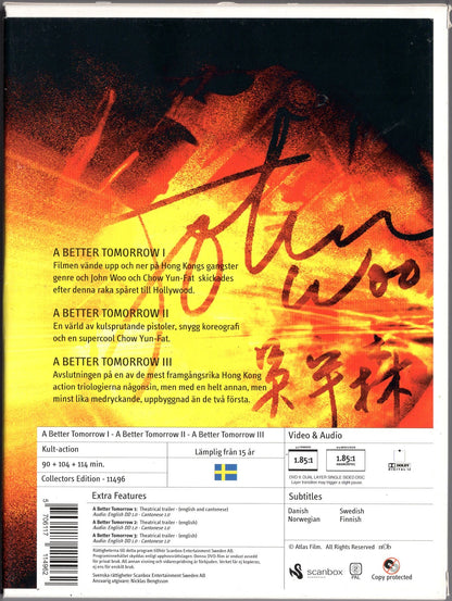 Better Tomorrow Trilogy (1986-1989) DVD KÄYTETTY