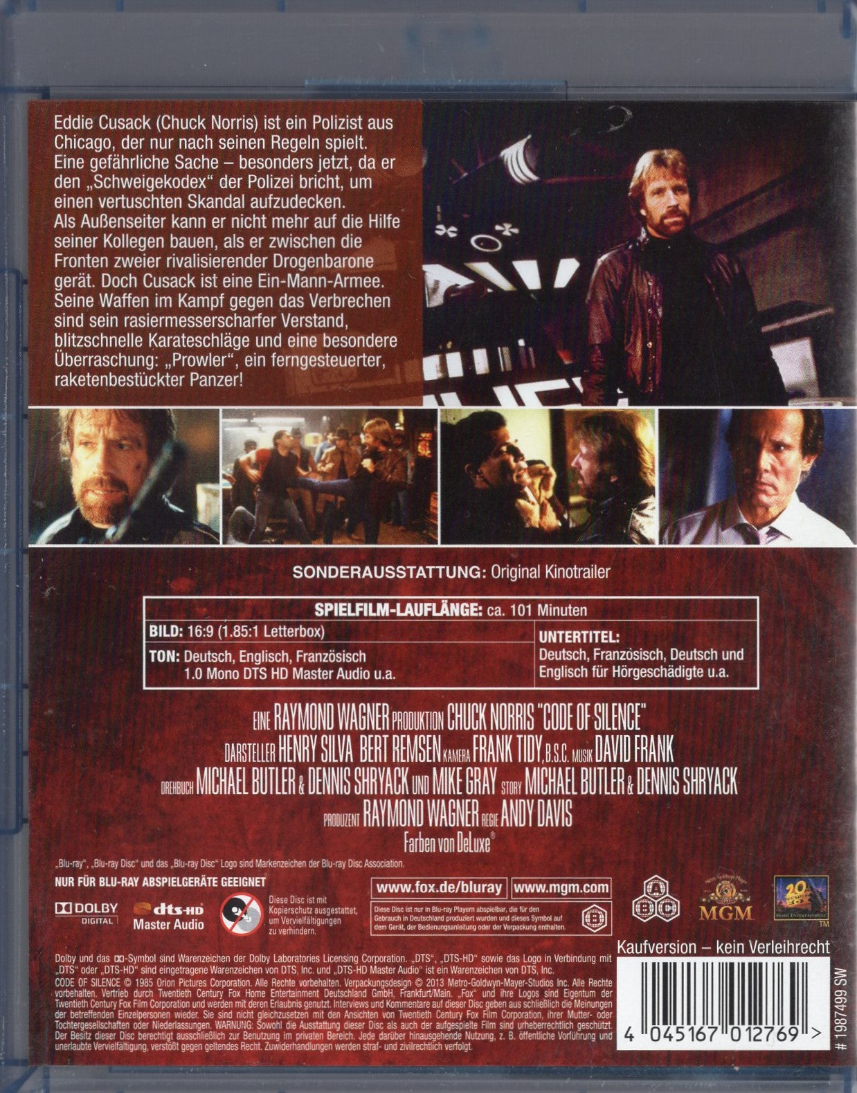 Code of Silence (1985) BD KÄYTETTY