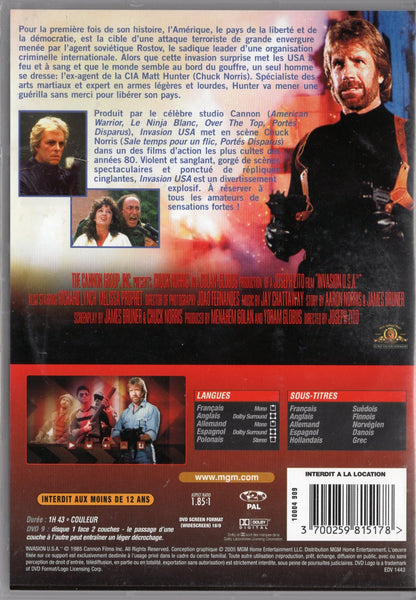 Invasion U.S.A. (1985) DVD KÄYTETTY