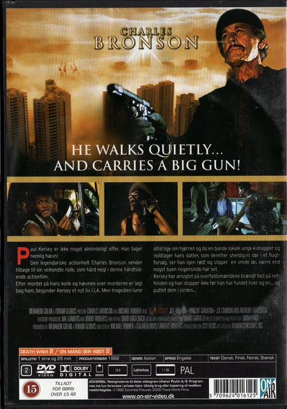 Death Wish 2 - Väkivallan vihollinen 2 (1982) DVD KÄYTETTY