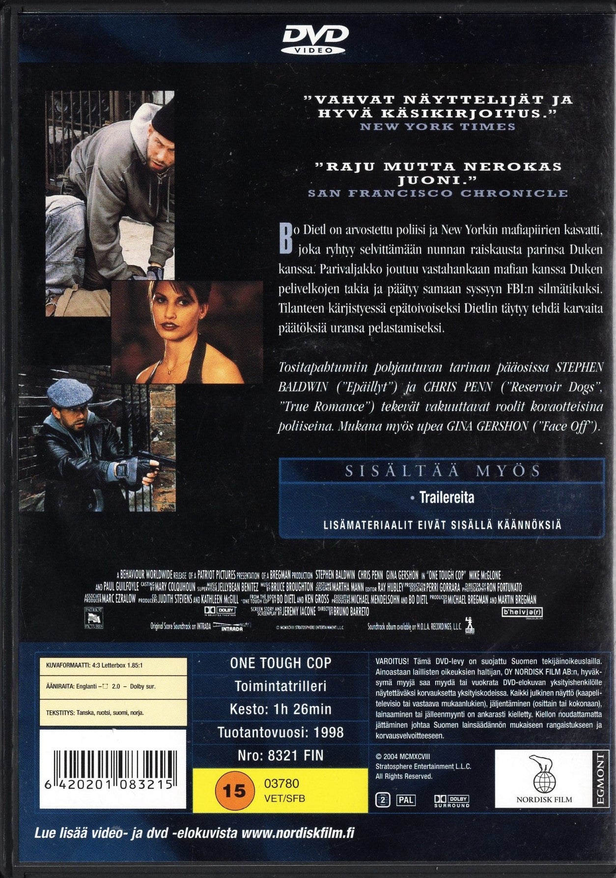 One Tough Cop – Karpaasikyttä (1998) DVD KÄYTETTY