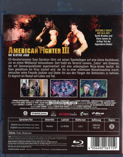 American Ninja 3: Blood Hunt (1989) BD KÄYTETTY