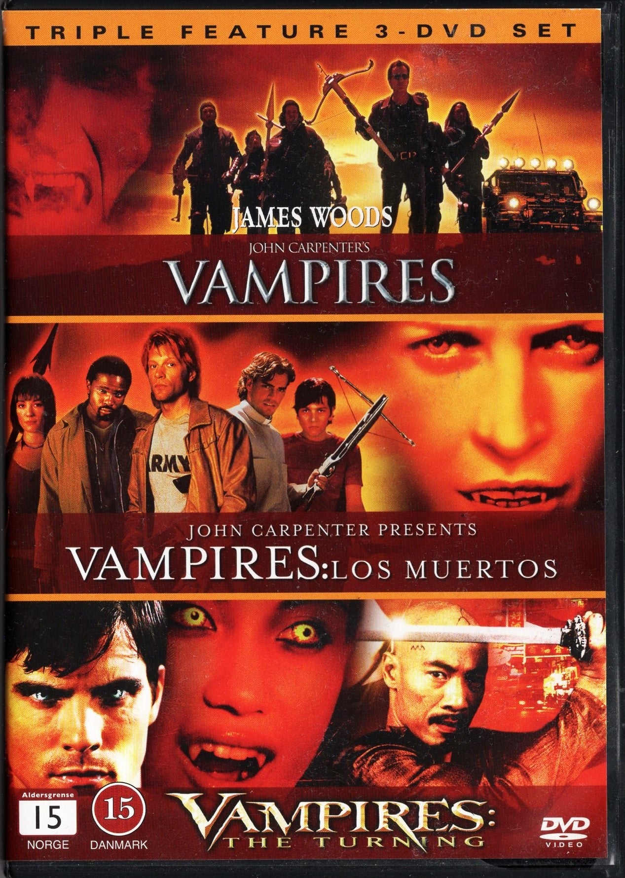 John Carpenter’s Vampires Trilogy (1998-2004) DVD KÄYTETTY