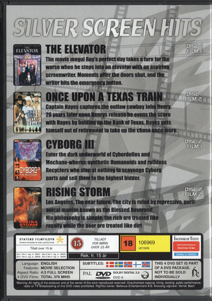 Silver Screen Hits – 4 elokuvan kokoelma DVD KÄYTETTY