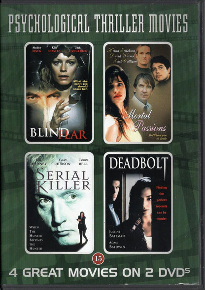 Psychological Thriller Movies – 4 elokuvan kokoelma DVD KÄYTETTY