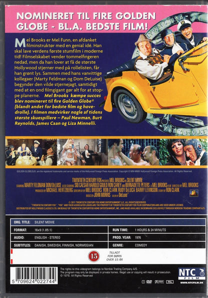 Silent Movie - Pähkähullujen paratiisi (1976) DVD KÄYTETTY