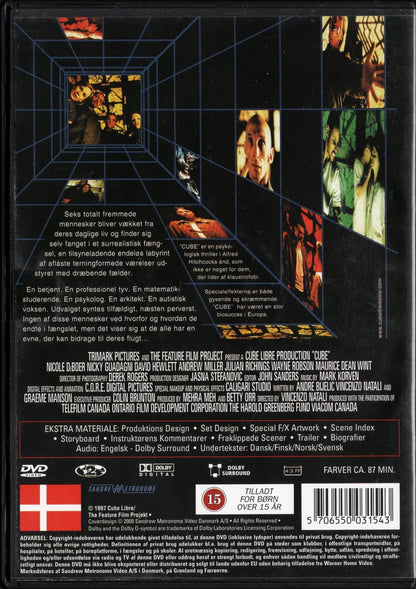 Cube (1997) DVD KÄYTETTY