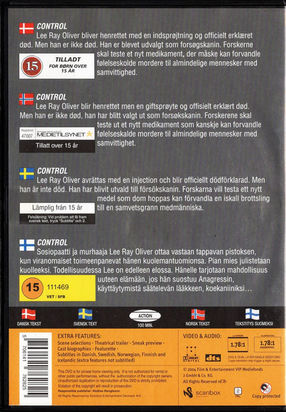 Control (2004) DVD KÄYTETTY