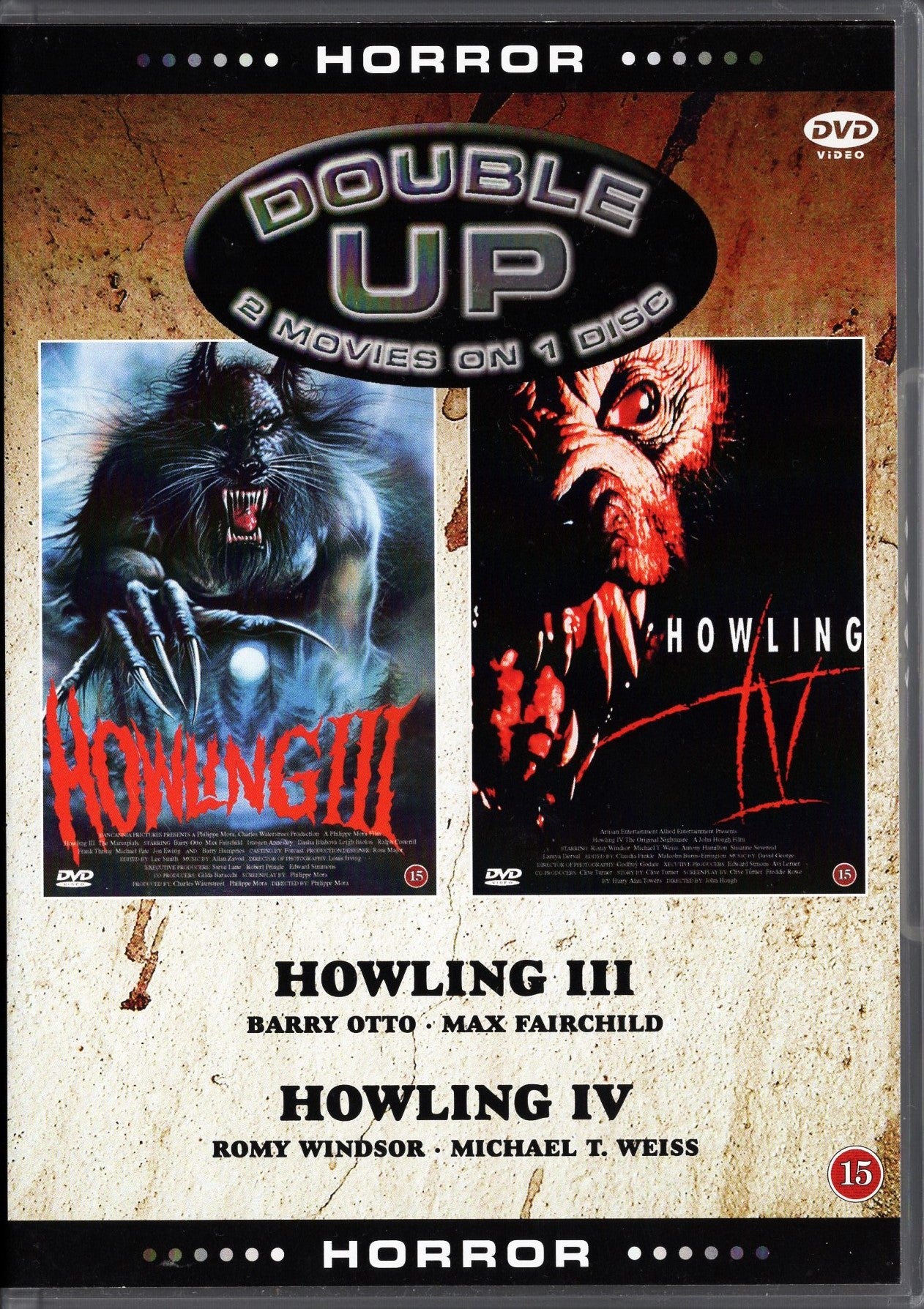Howling III (1987) / Howling IV: The Original Nightmare (1988) DVD KÄYTETTY
