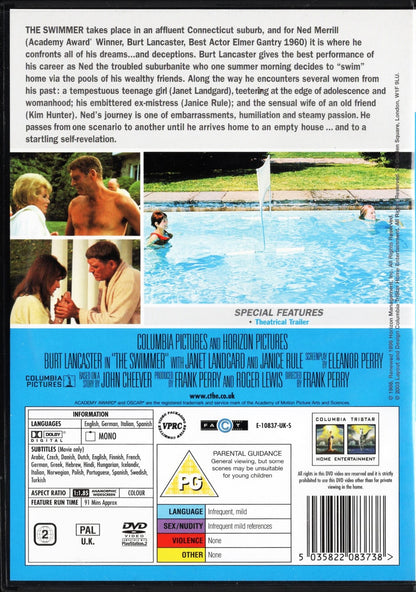 Swimmer - Heijastus (1968) DVD KÄYTETTY