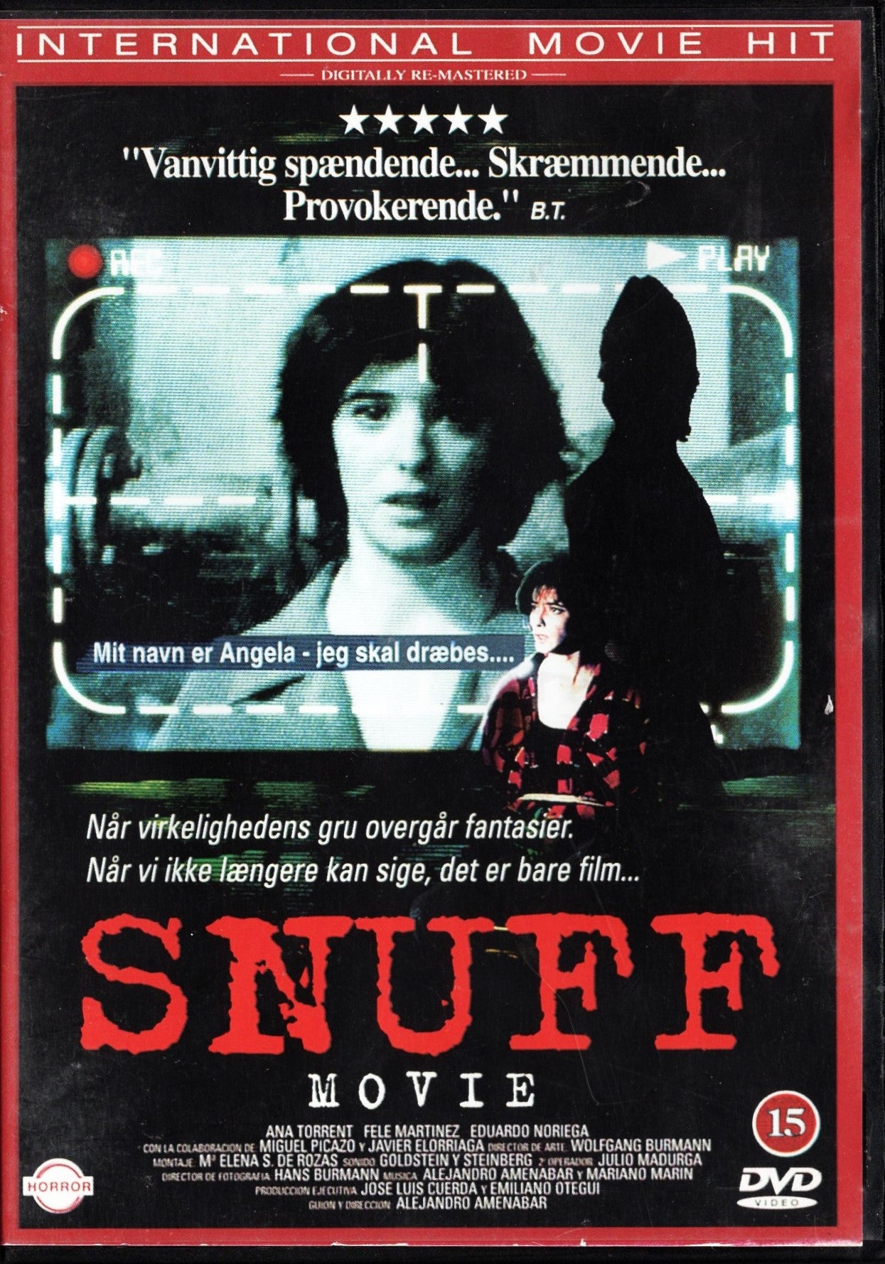 Tesis - Snuff Movie (1996) DVD KÄYTETTY