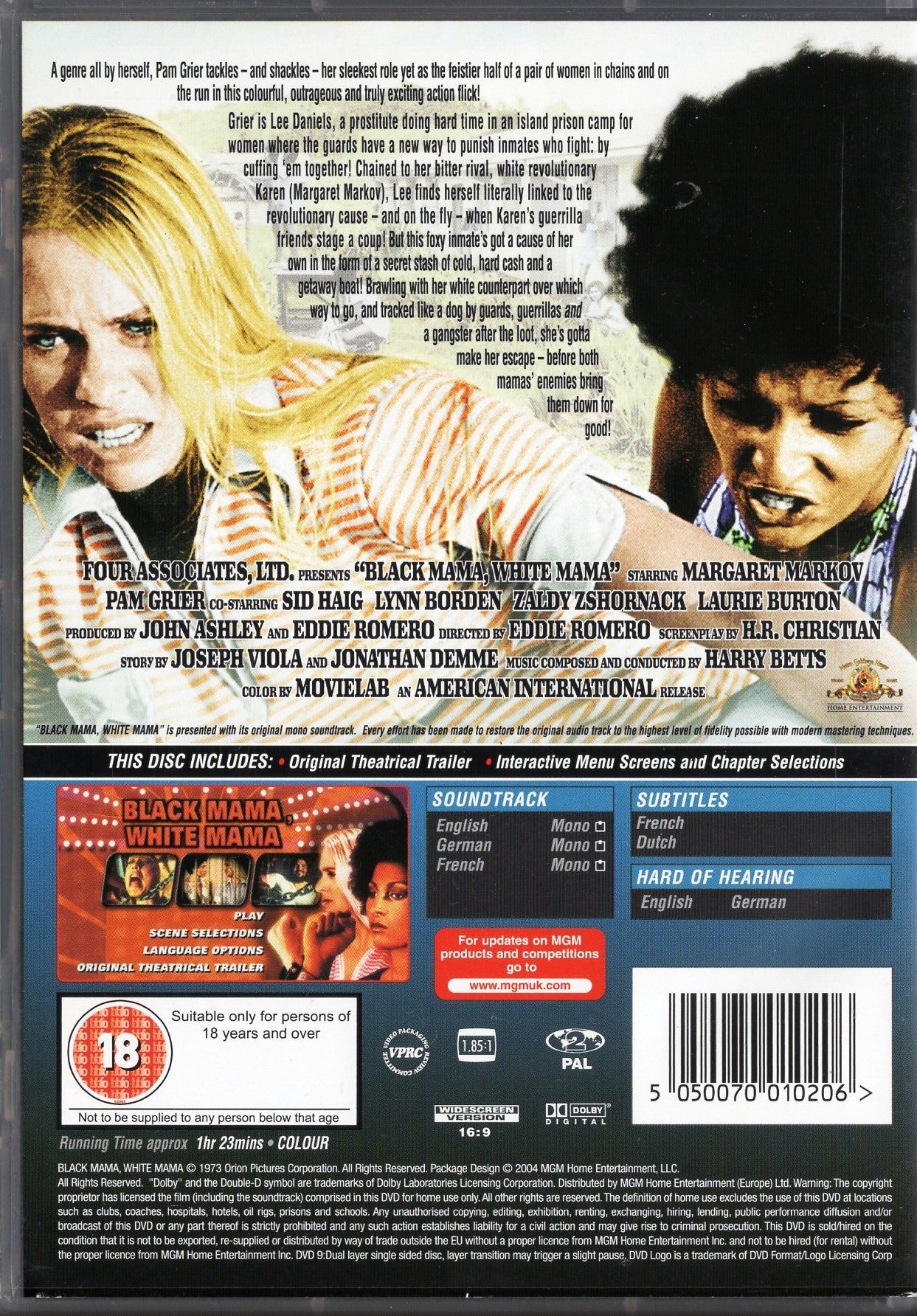 Black Mama, White Mama (1973) DVD KÄYTETTY