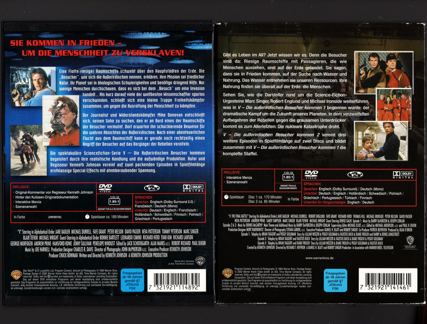 V – The Original Miniseries (USA 1983-84) DVD KÄYTETTY