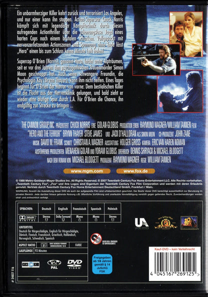 Hero and the Terror - Tappajan ote (1988) DVD KÄYTETTY