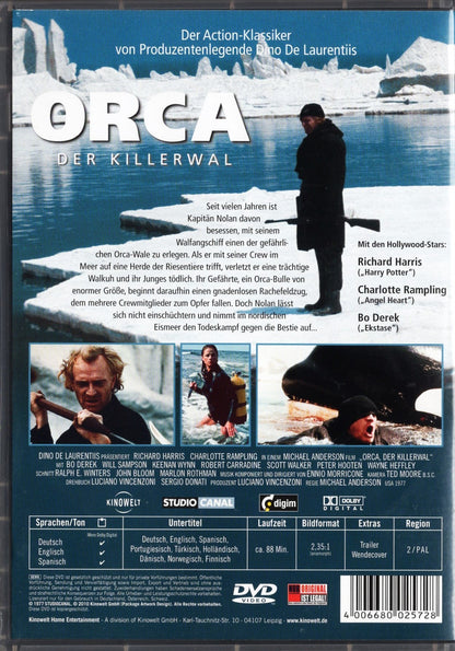 Orca – tappajavalas (1977) DVD KÄYTETTY