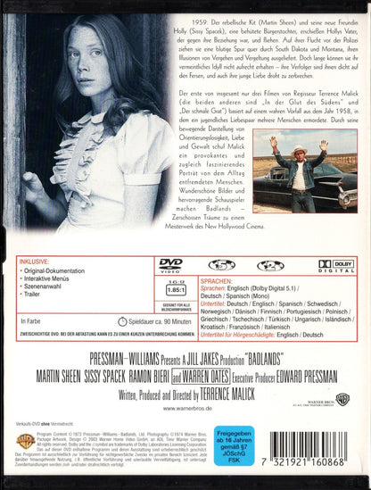 Badlands - Julma maa (1973) DVD KÄYTETTY