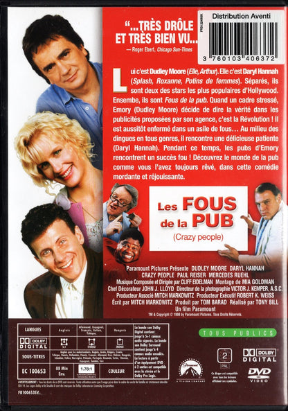 Crazy People - Hulluja ihmisiä (1990) DVD KÄYTETTY