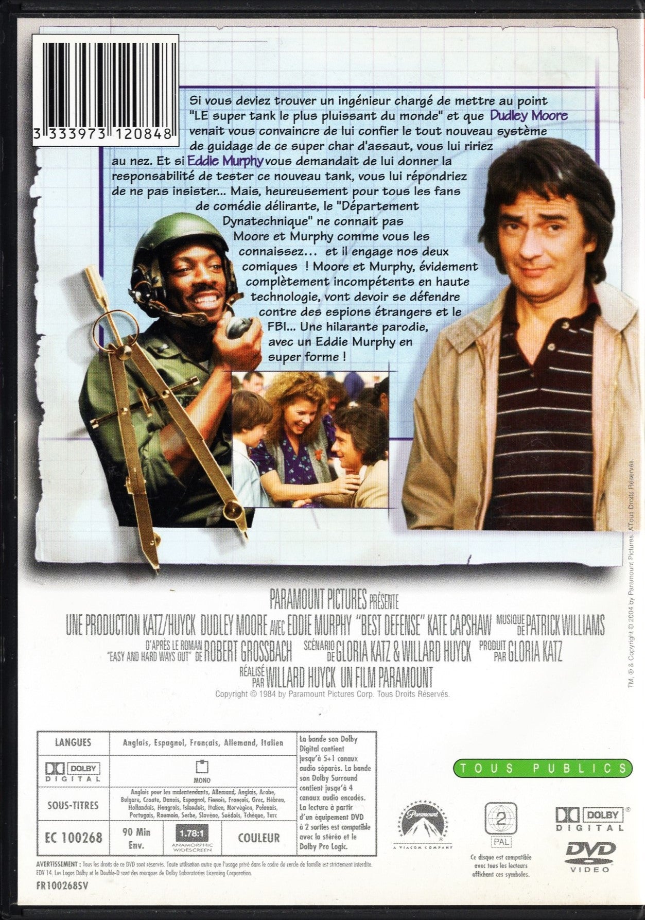Best Defense - Täydellinen ase (1984) DVD KÄYTETTY