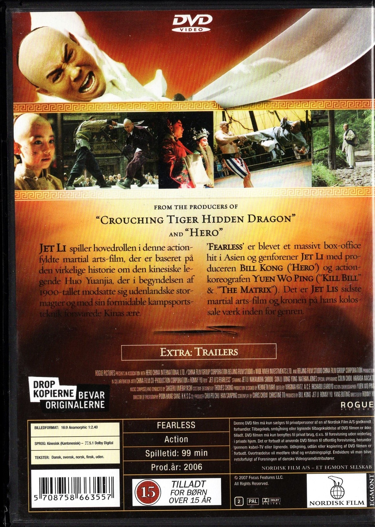 Fearless (2006) DVD KÄYTETTY