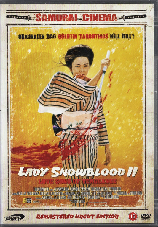 Lady Snowblood II (1974) DVD KÄYTETTY