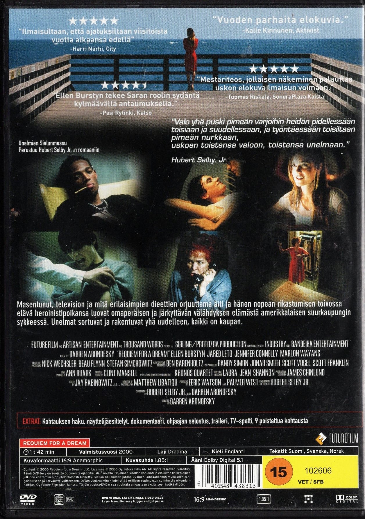 Requiem for a Dream - Unelmien sielunmessu (2000) DVD KÄYTETTY