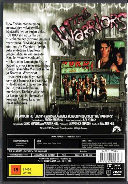 Warriors – Soturit (1979) DVD KÄYTETTY