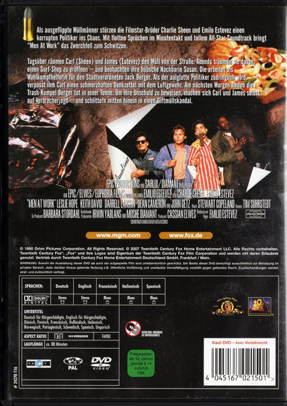 Men at Work - Roskakuskit (1990) DVD KÄYTETTY