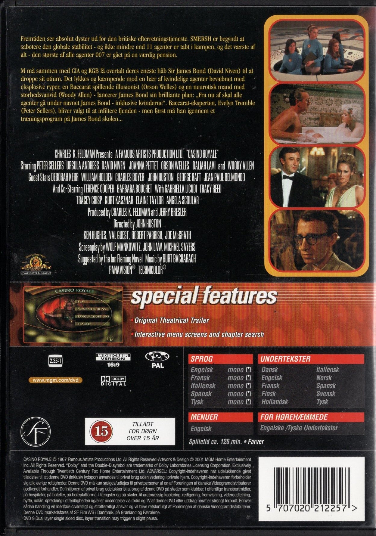 Casino Royale (1967) DVD KÄYTETTY