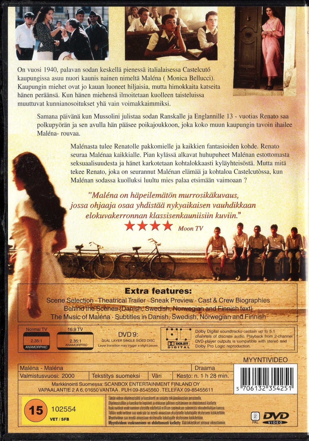 Malèna (2000) DVD KÄYTETTY