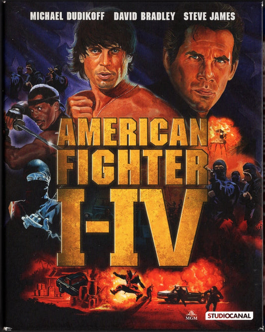 American Ninja I–IV (1985-1990) BD KÄYTETTY