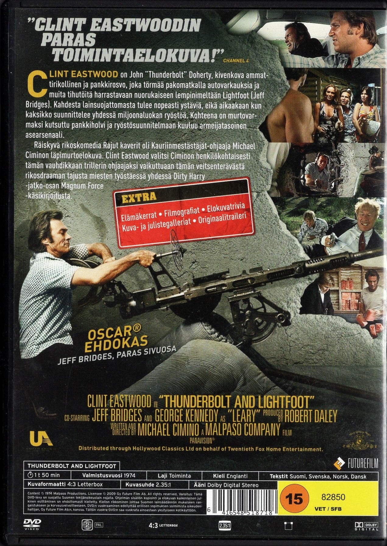 Thunderbolt and Lightfoot - Rajut kaverit (1974) DVD KÄYTETTY