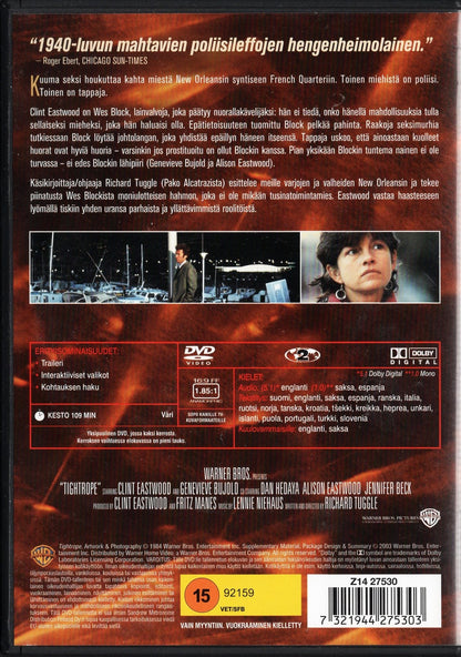 Tightrope - Köysi kiristyy (1984) DVD KÄYTETTY